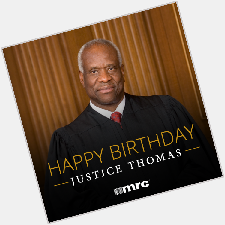 Wishing a very happy birthday to Justice Clarence Thomas! 