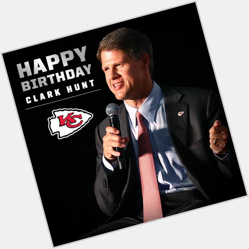 Happy birthday to Chairman and CEO, Clark Hunt! 