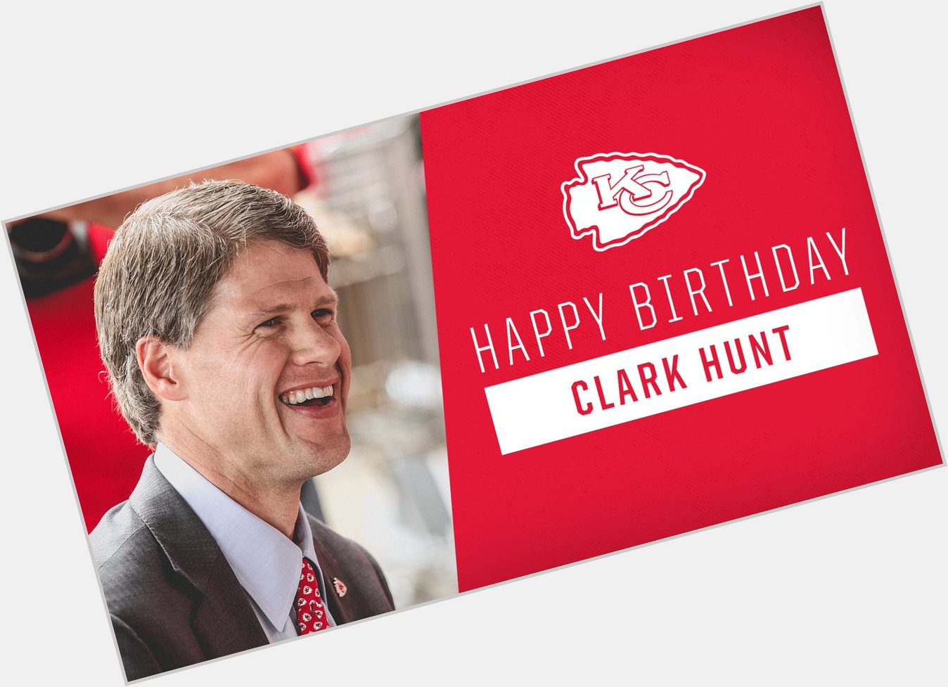 Today we wish a happy birthday to Chairman and CEO Clark Hunt! 