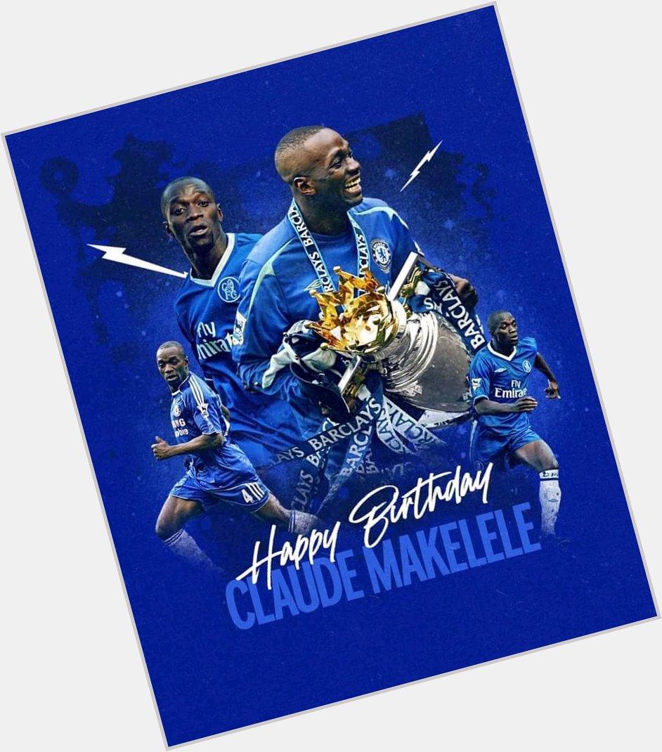 Happy Birthday to you, Claude Makelele!      