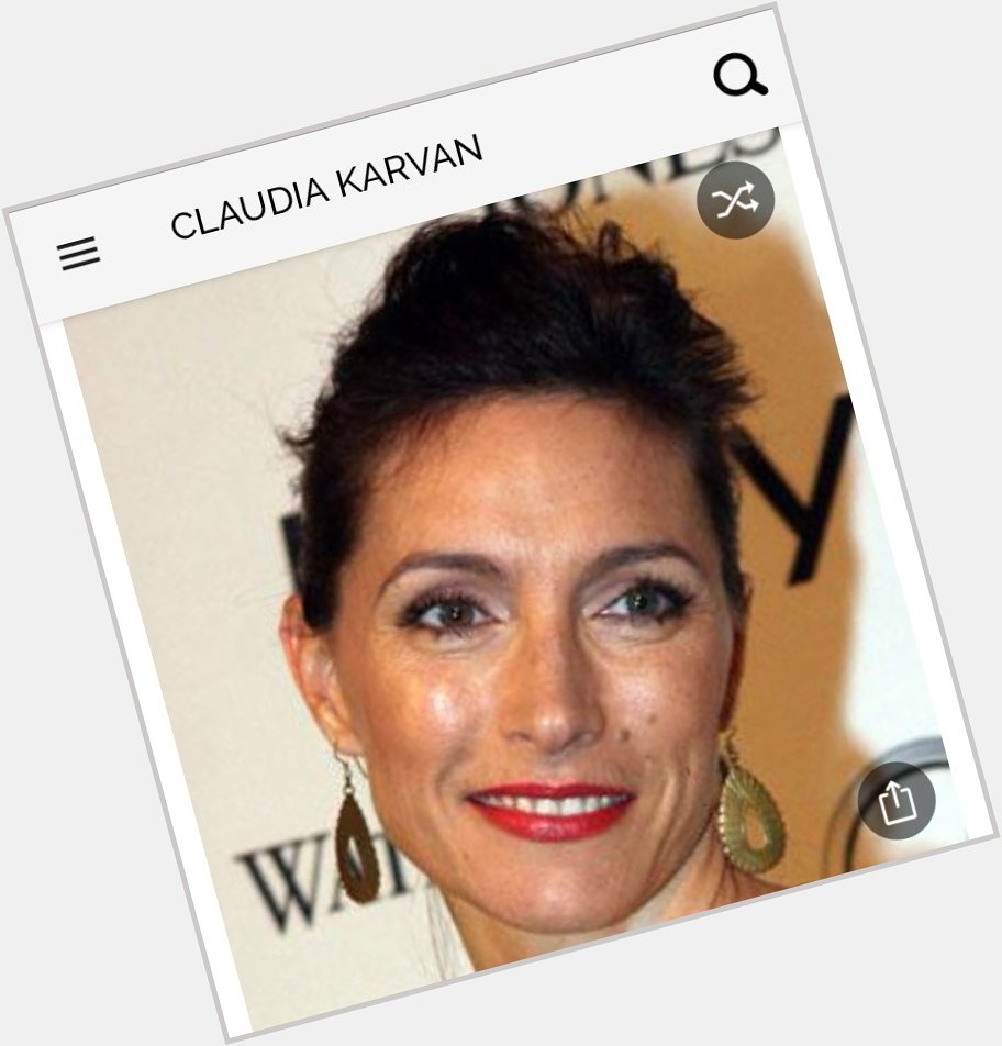 Happy birthday to this great actress.  Happy birthday to Claudia Karvan 