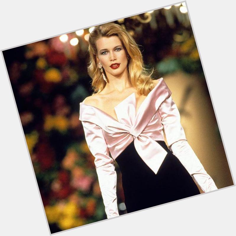 Happy Birthday, Claudia Schiffer! The supermodel turns 45 today.  We round up some of her best runway moments on BA 