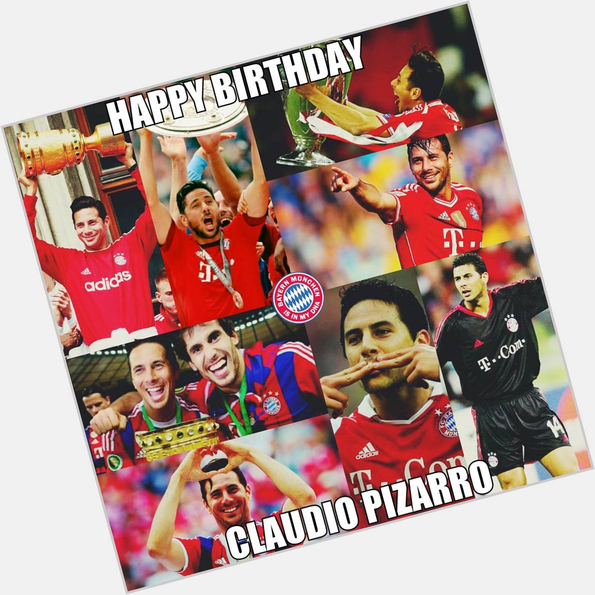 Alles gute zum Geburtstag, LEGENDE!  Happy Birthday, Claudio Pizarro! 