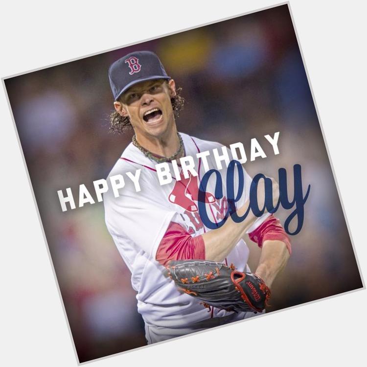 Help us wish happy birthday to Clay Buchholz! 