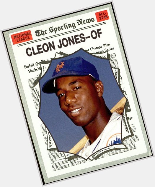 Happy 77th Birthday, Cleon Jones.  