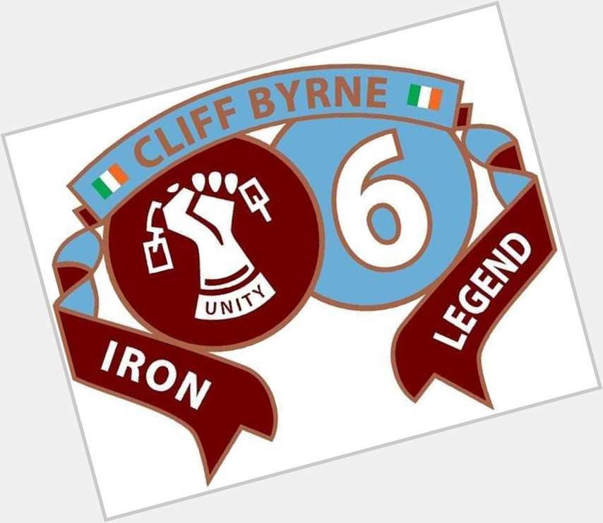 Happy Birthday today to Iron Legend, Cliff Byrne! 