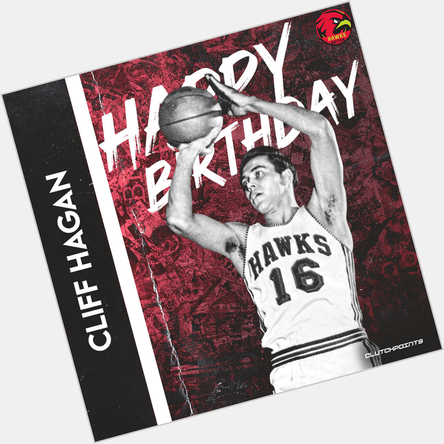 Hawks Nation, let\s all greet Cliff Hagan a happy 90th birthday! 