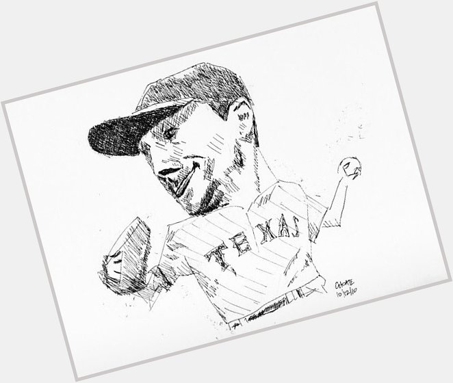 Happy Birthday to one of my all time favorite pitchers, Cliff Lee. This drawing is an oldie but a goodie. 