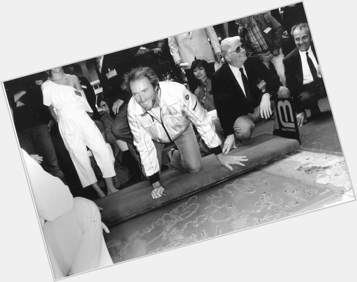Happy birthday Clint Eastwood! He\s pictured at his imprint ceremony in 1984! 