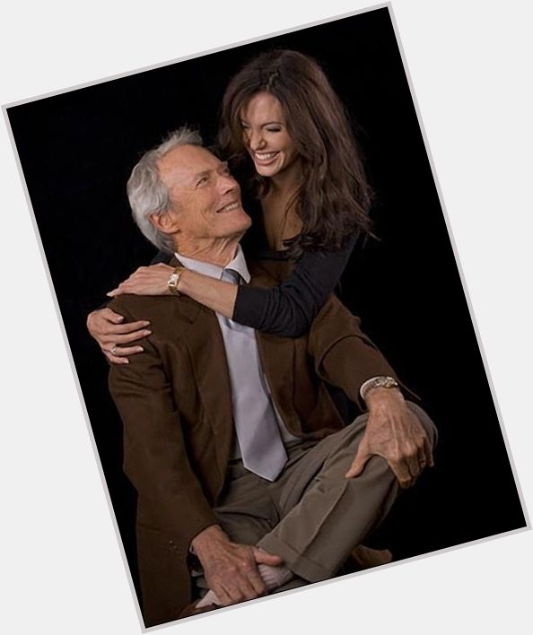 Have to wish my favorite actor Clint Eastwood a Happy Birthday. Here he is with ANGELINA JOLIE 