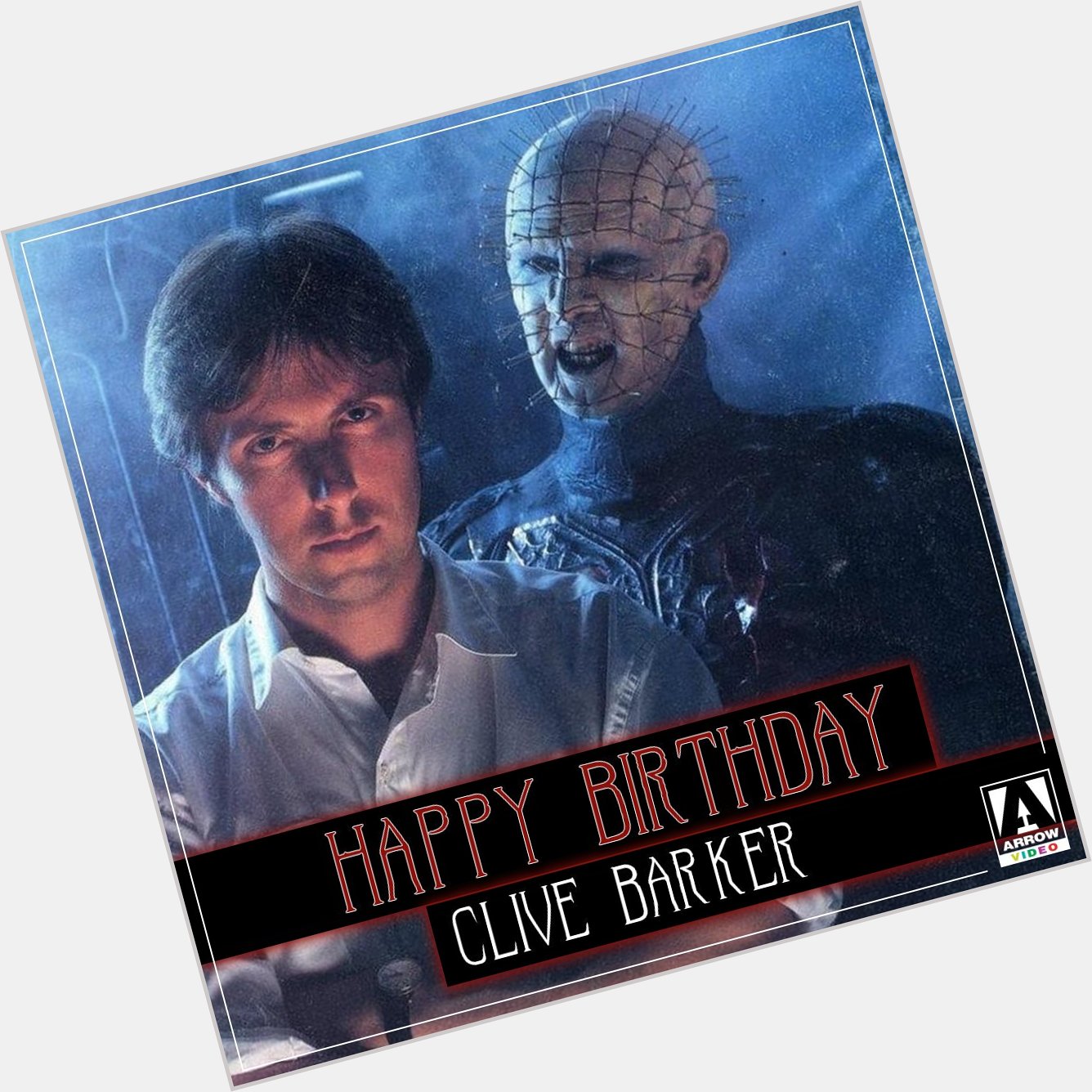 Director, painter and one hell of a writer. Happy Birthday our favourite hellraiser Clive Barker 