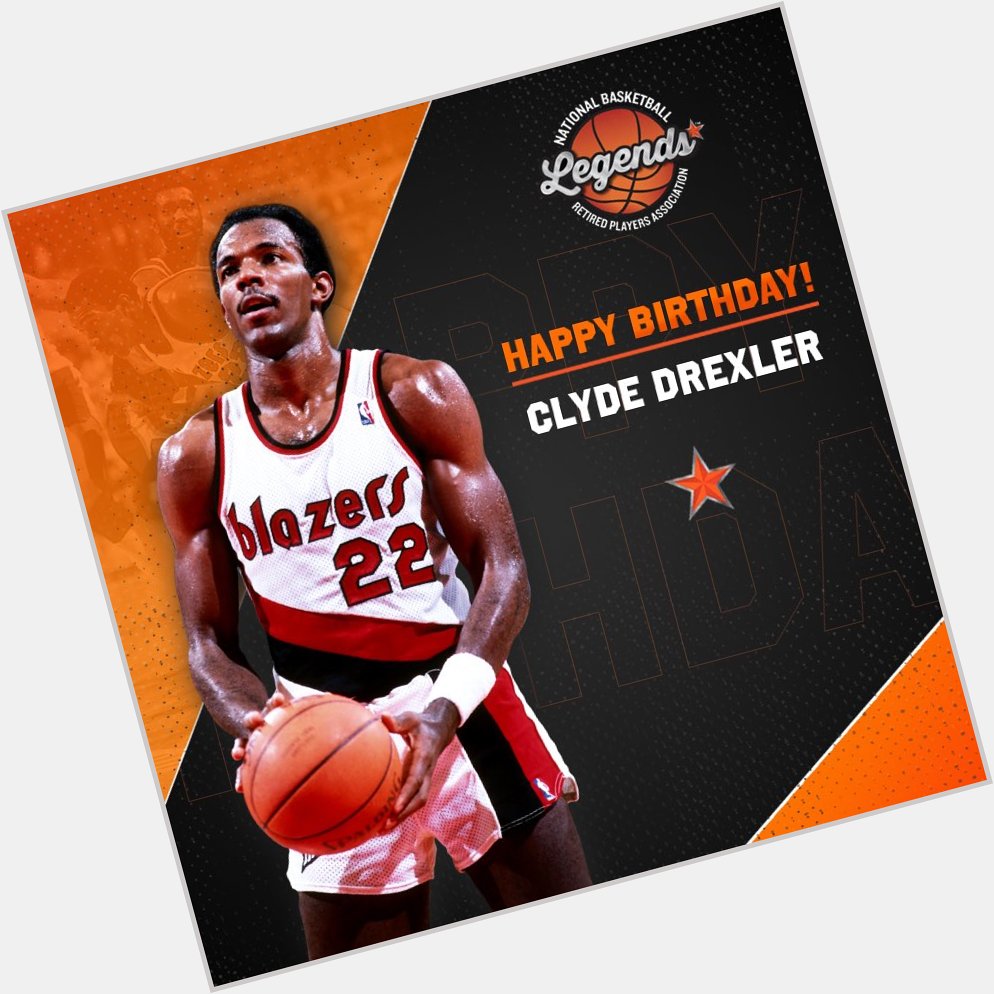 Happy Birthday to 10x and 2004 Inductee, Clyde Drexler! 