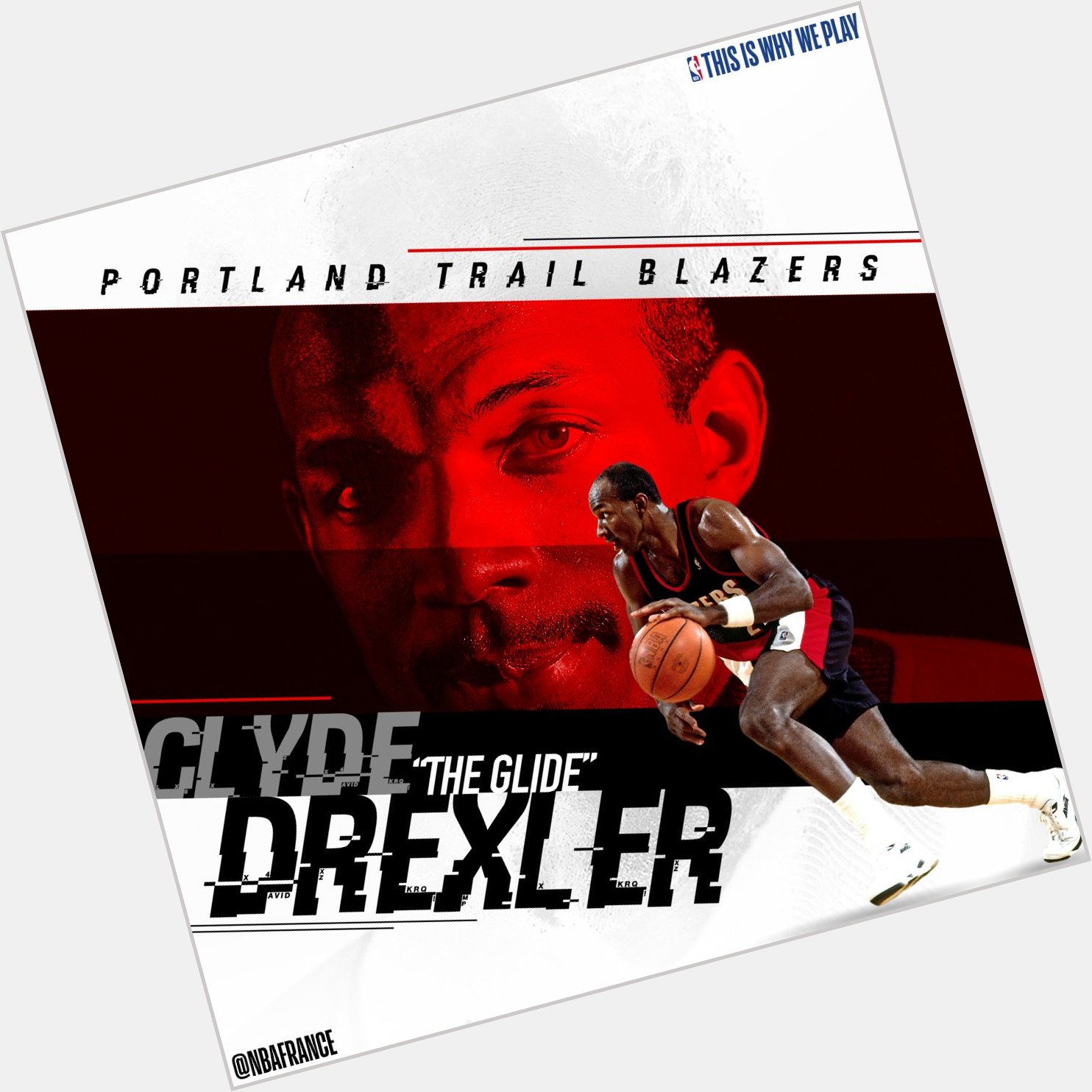  Hall Of Famer 1995 Champ 10x All-Star 5x All-NBA 

Happy Birthday Clyde Drexler ! 