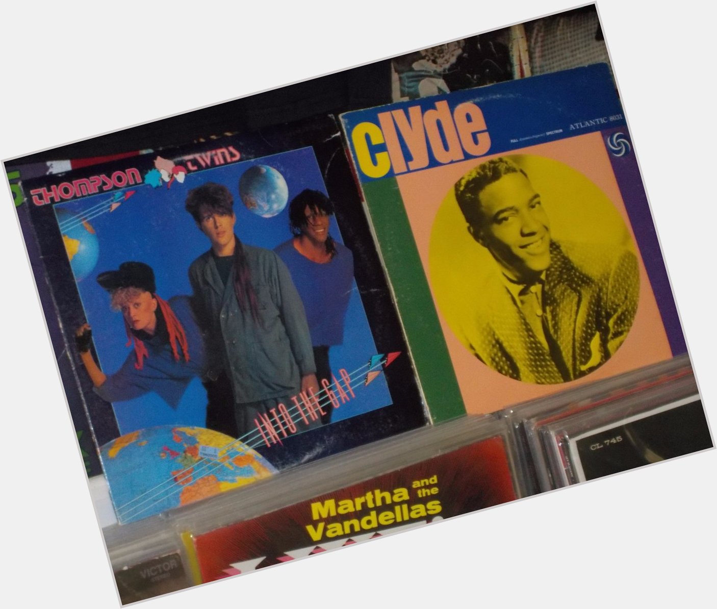 Happy Birthday to Joe Leeway of the Thompson Twins & the late Clyde McPhatter 