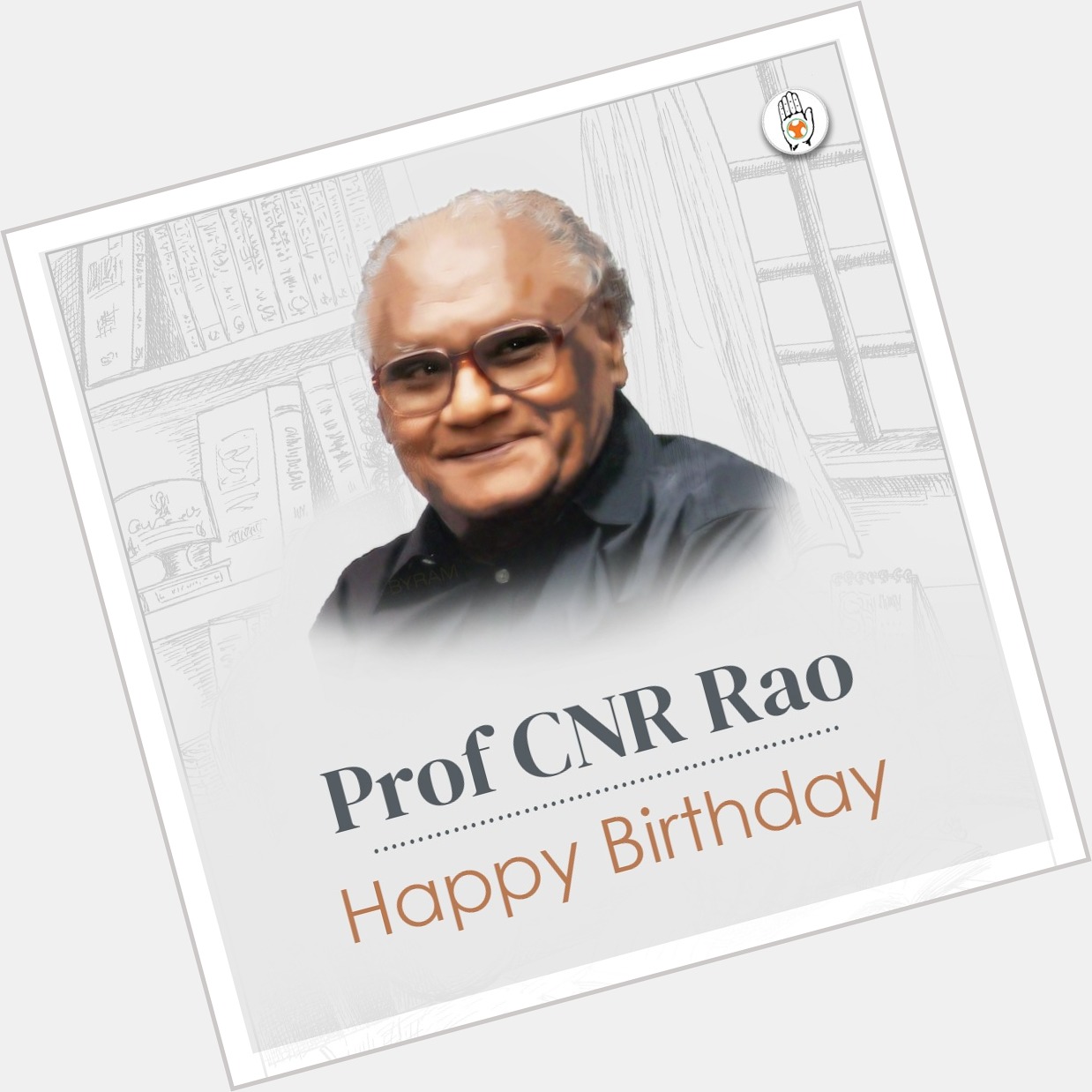 Wishing Eminent Scientist Bharat Ratna, Prof CNR Rao a very happy birthday. 