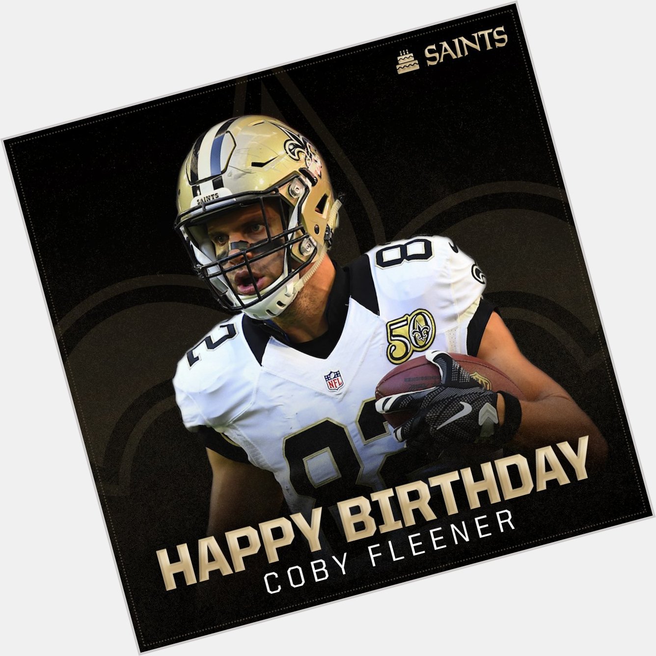 To wish a Happy Birthday to TE Fleener!   