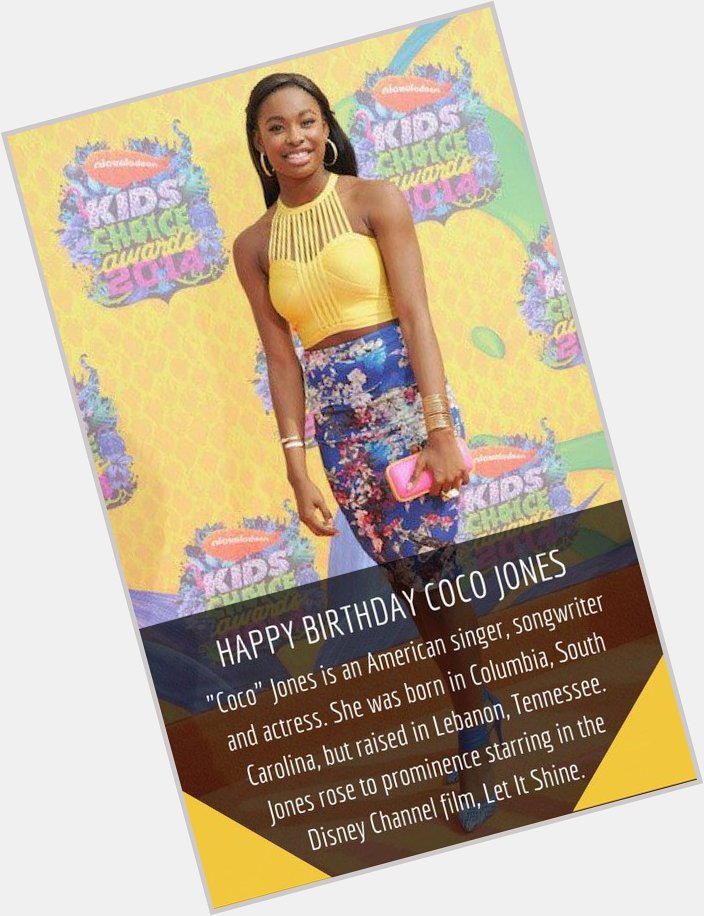 Happy birthday Coco Jones  