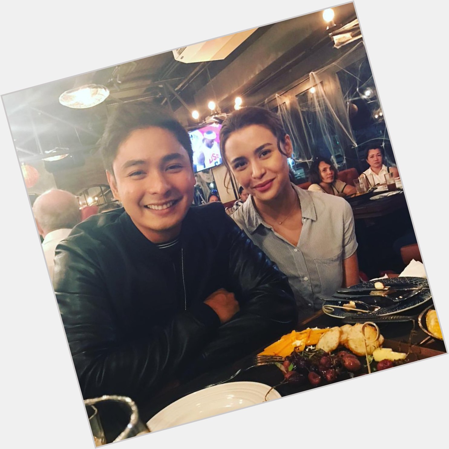 Our baby girl with the birthday boy. Happy birthday Coco Martin!  Yassi s IG, sir deo 