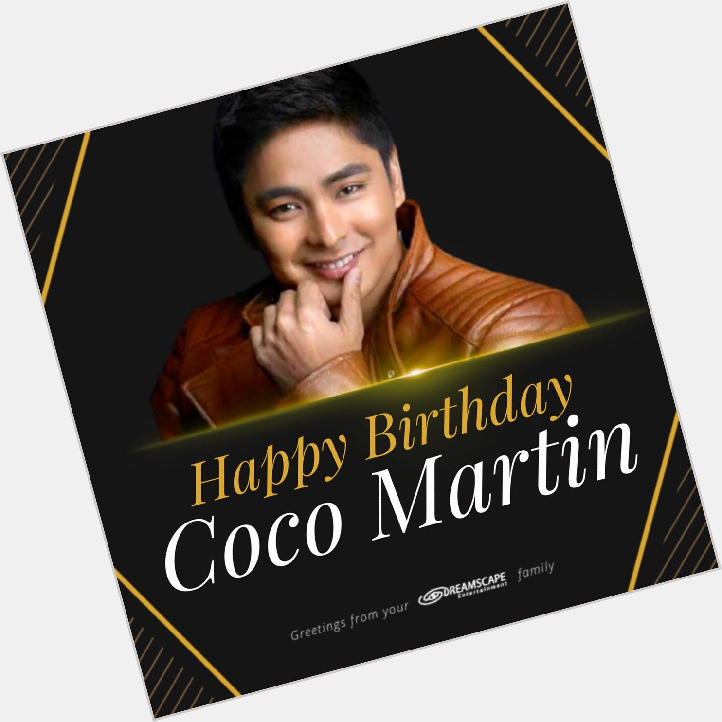 Happy birthday Coco Martin    