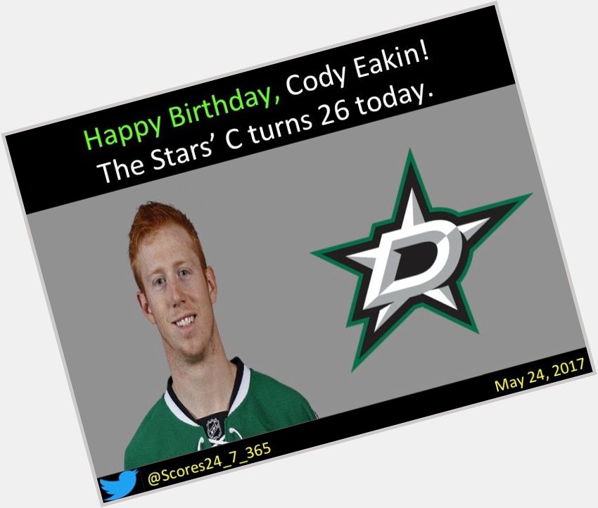  happy birthday Cody Eakin! 
