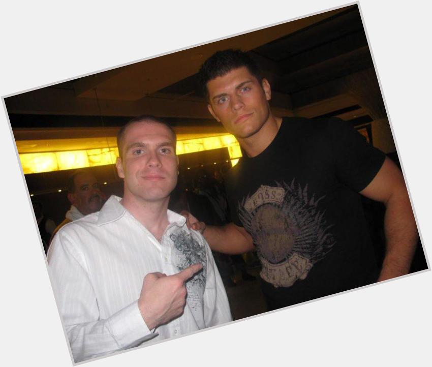 Happy Birthday, Cody Rhodes! Thoughts and prayers to you during this difficult time. 