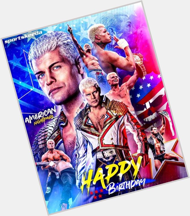 Happy 38th birthday to «  The American Nightmare «  Cody Rhodes 
