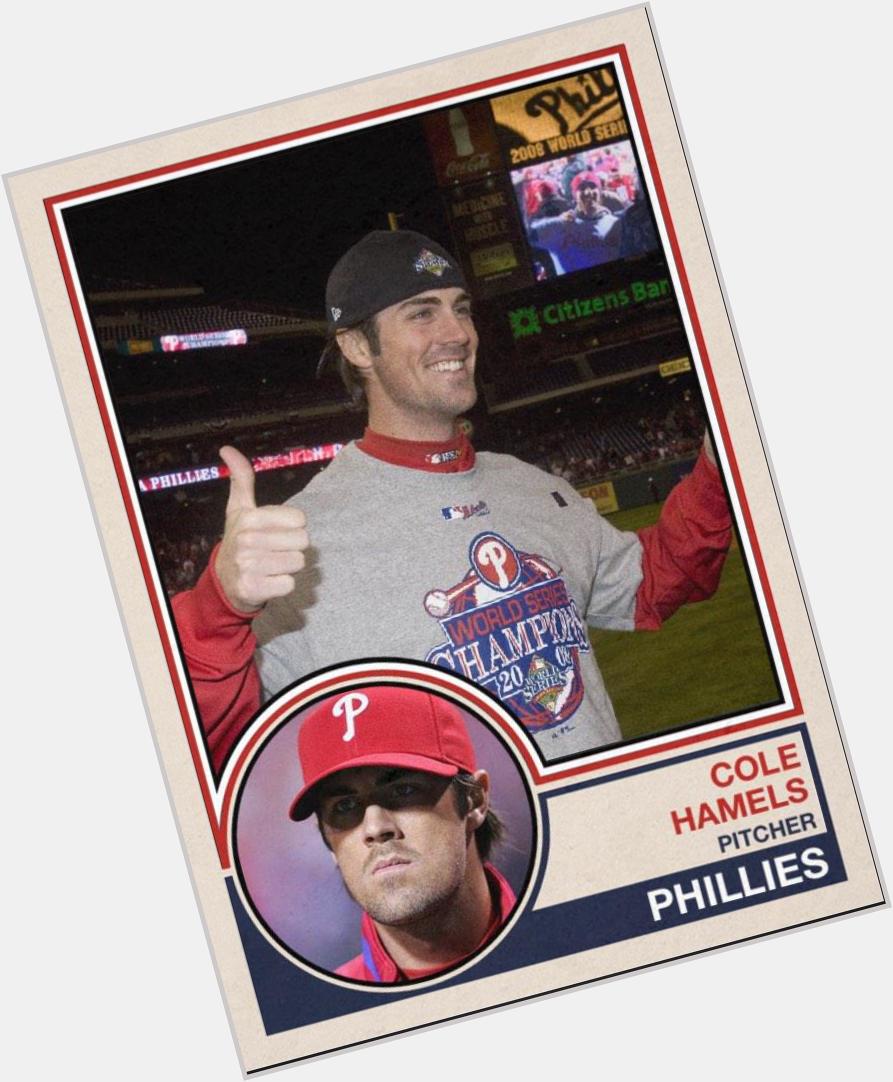 Happy 31st birthday to (future Cardinal?) Cole Hamels. 