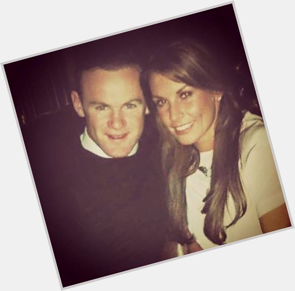   Happy Birthday to wife Coleen Rooney . Hope
you have a lovely day! X 