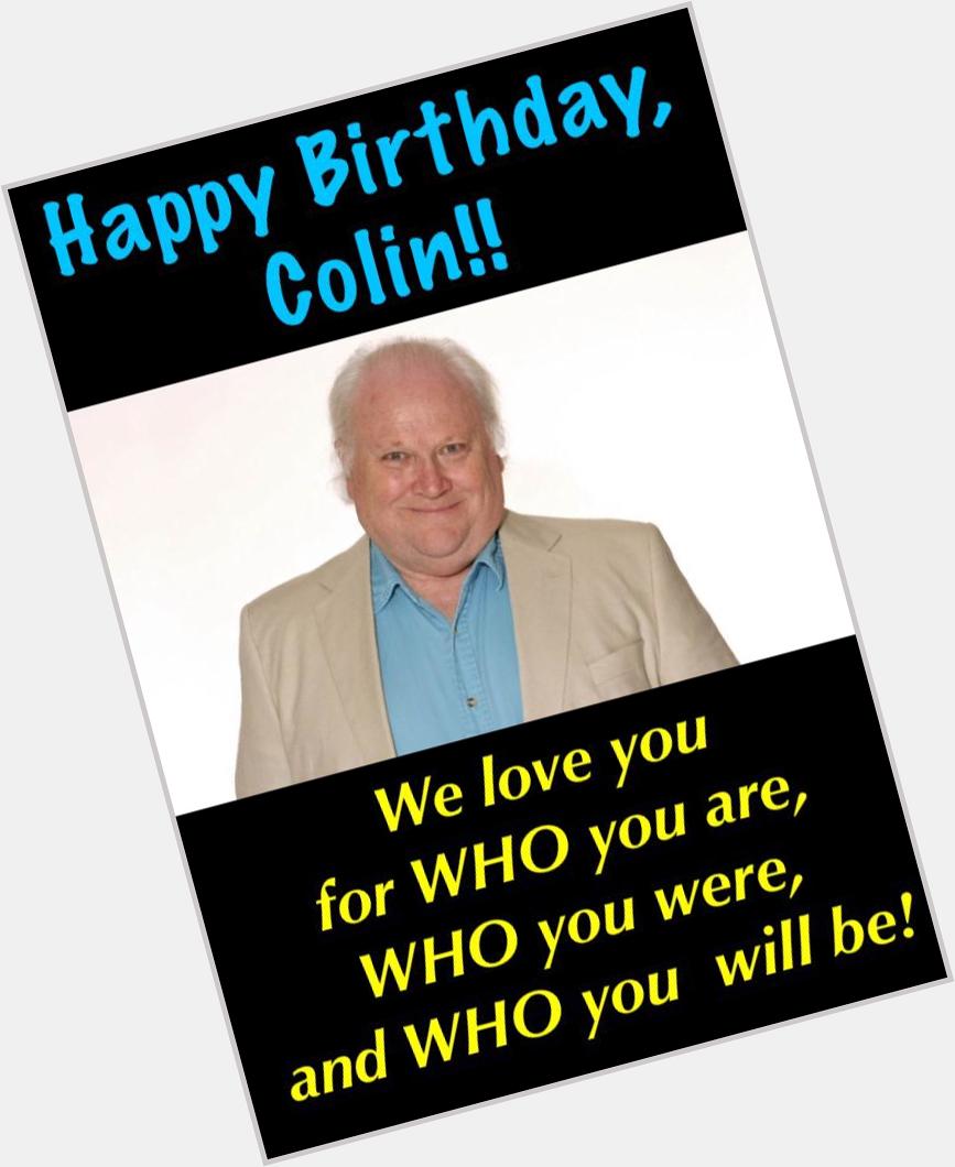 . Happy Birthday, to Colin Baker, the Sixth 