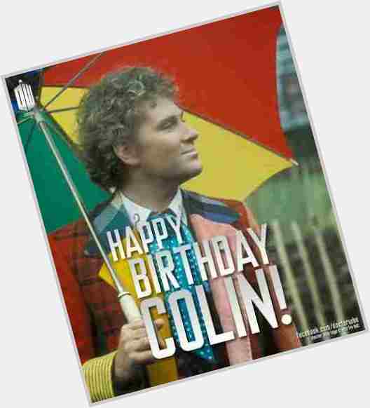 A very Happy Birthday to Sir Colin Baker. Hope he has a lovely day. 