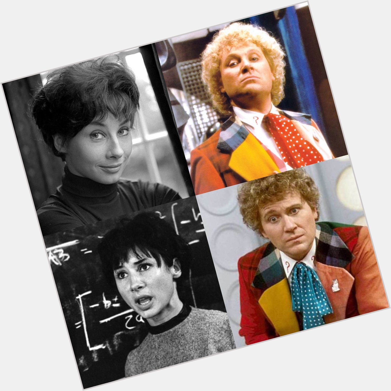 Happy Birthday Carole Ann Ford & Colin Baker             