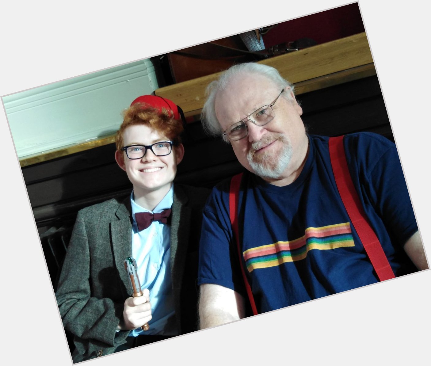 Happy birthday to Colin Baker - The Sixth Doctor; currently the only Doctor I\ve had the pleasure of meeeting :) 