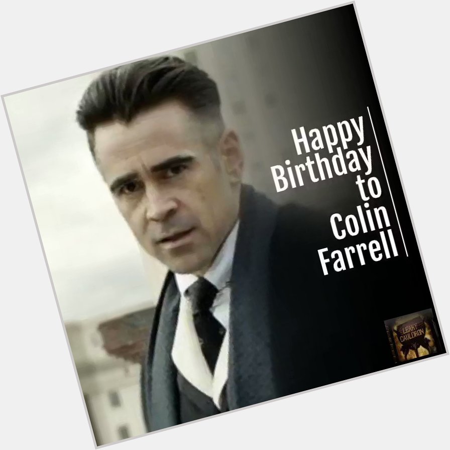 Wishing a very Happy Birthday to Colin Farrell, who portrayed Percival Graves in 