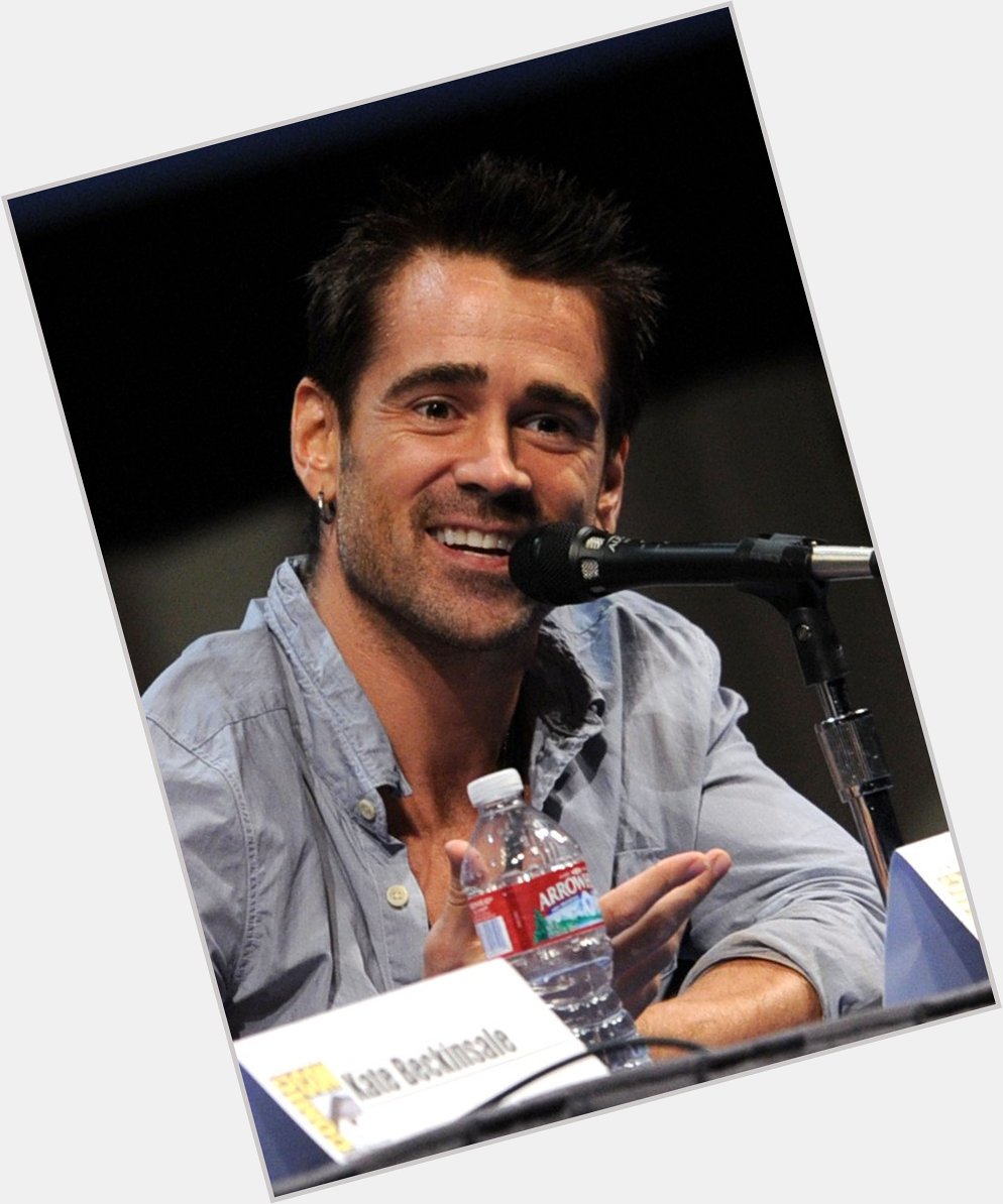 Happy birthday to colin farrell! be healthy and happy i hope he\ll get the recognition he deserves 