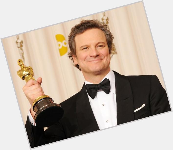Happy Birthday, Colin Firth!! con su Oscar x"El discurso del rey" q le hubiera quedado mejor para "Un hombre soltero" 