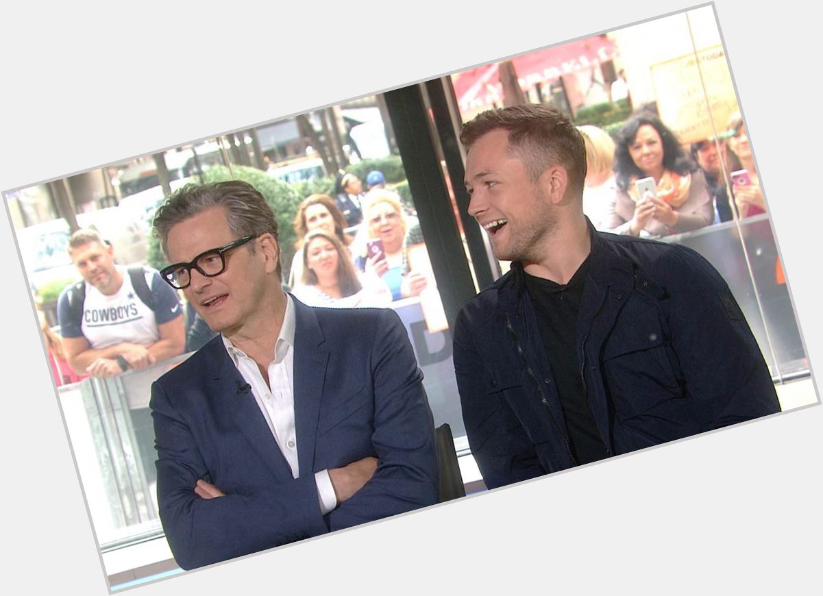 Happy 58th birthday to one of Taron\s favourite co-stars, mentor and friend: Mr. Colin Firth! 