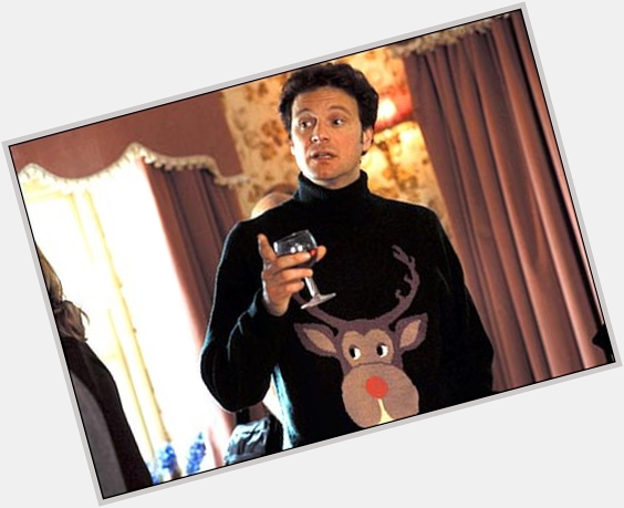 Oh wow it\s my favorite man in a reindeer jumper\s birthday today! Happy Birthday Colin Firth  