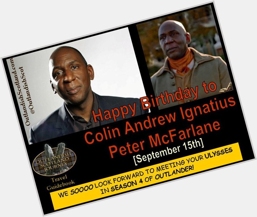 Happy Birthday to Colin McFarlane.  