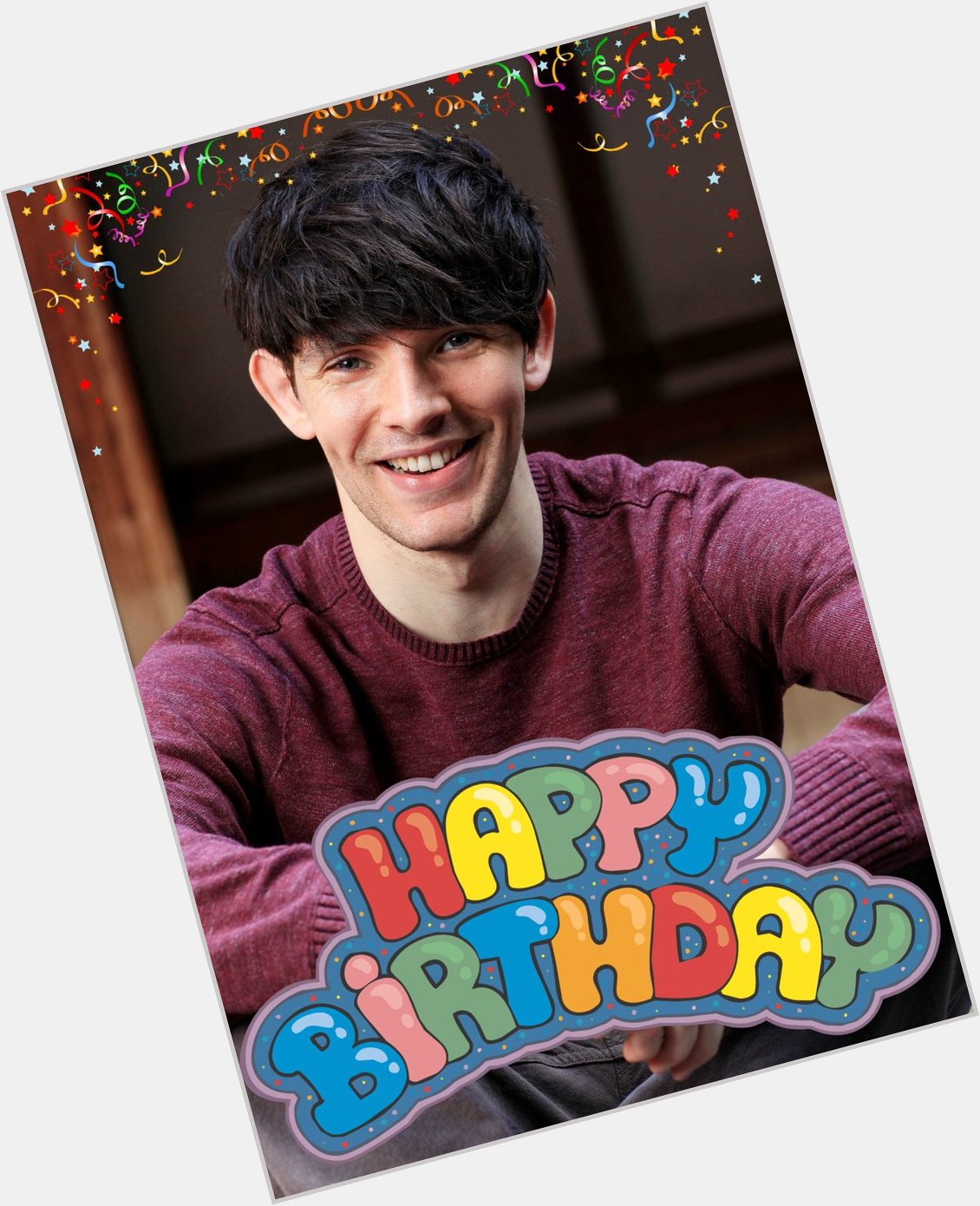 Happy Birthday to Colin Morgan :D who is 30 today 