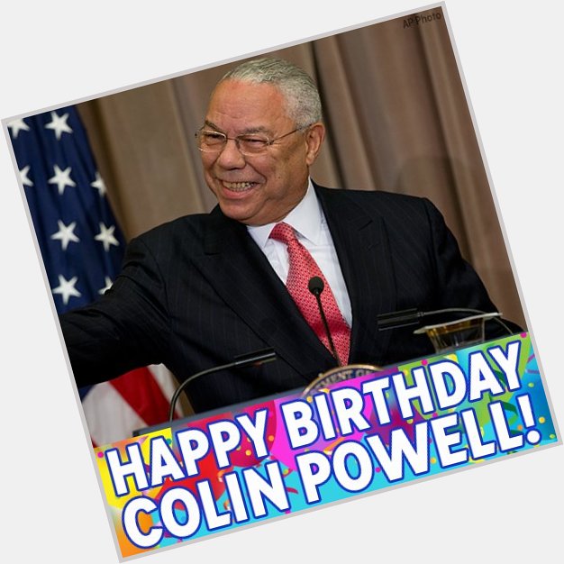 Happy 80th birthday to Colin Powell! 