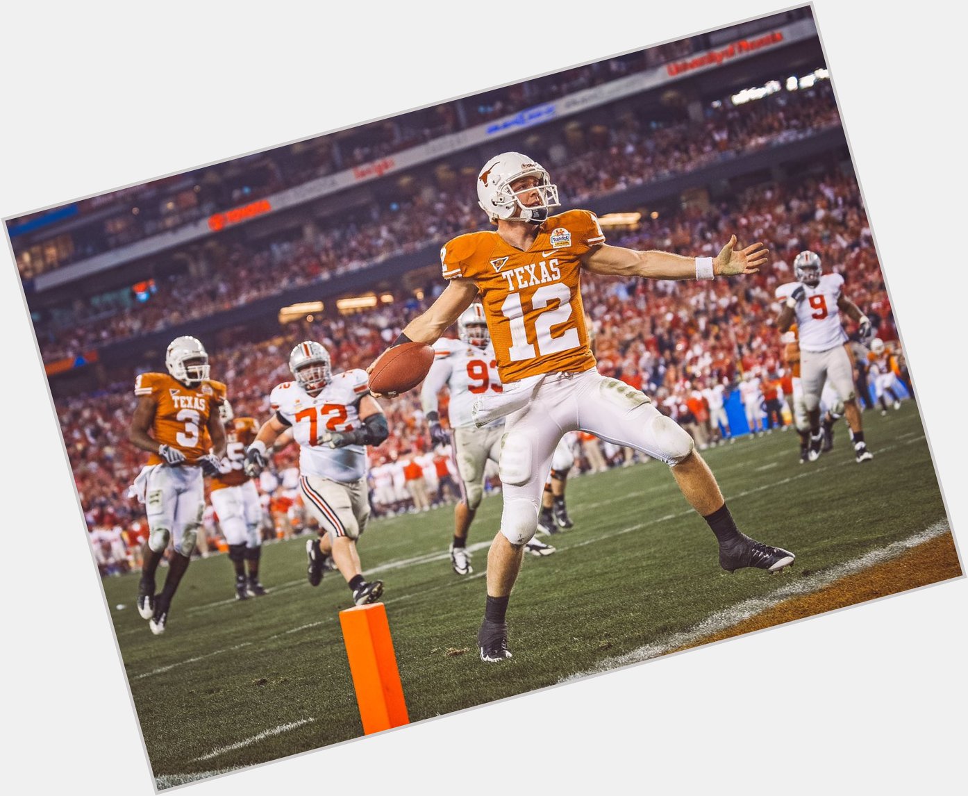 Help us wish the , Colt McCoy, a very happy birthday!   