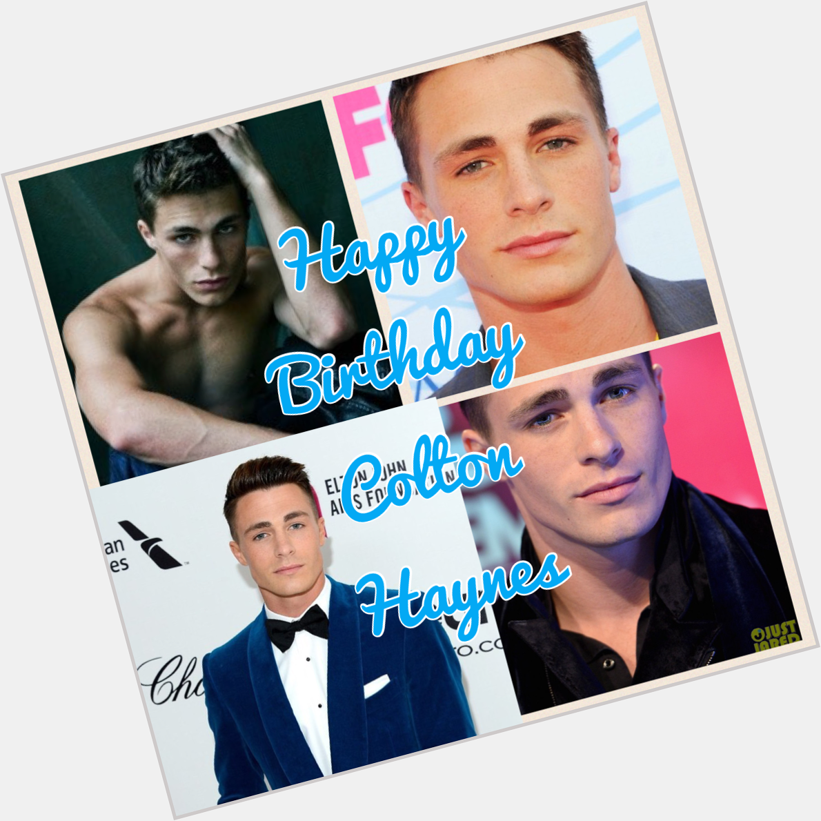 Happy Birthday Colton Haynes  