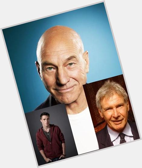 Happy Birthday to Colton Haynes, Harrison Ford, and Sir Patrick Stewart!!   