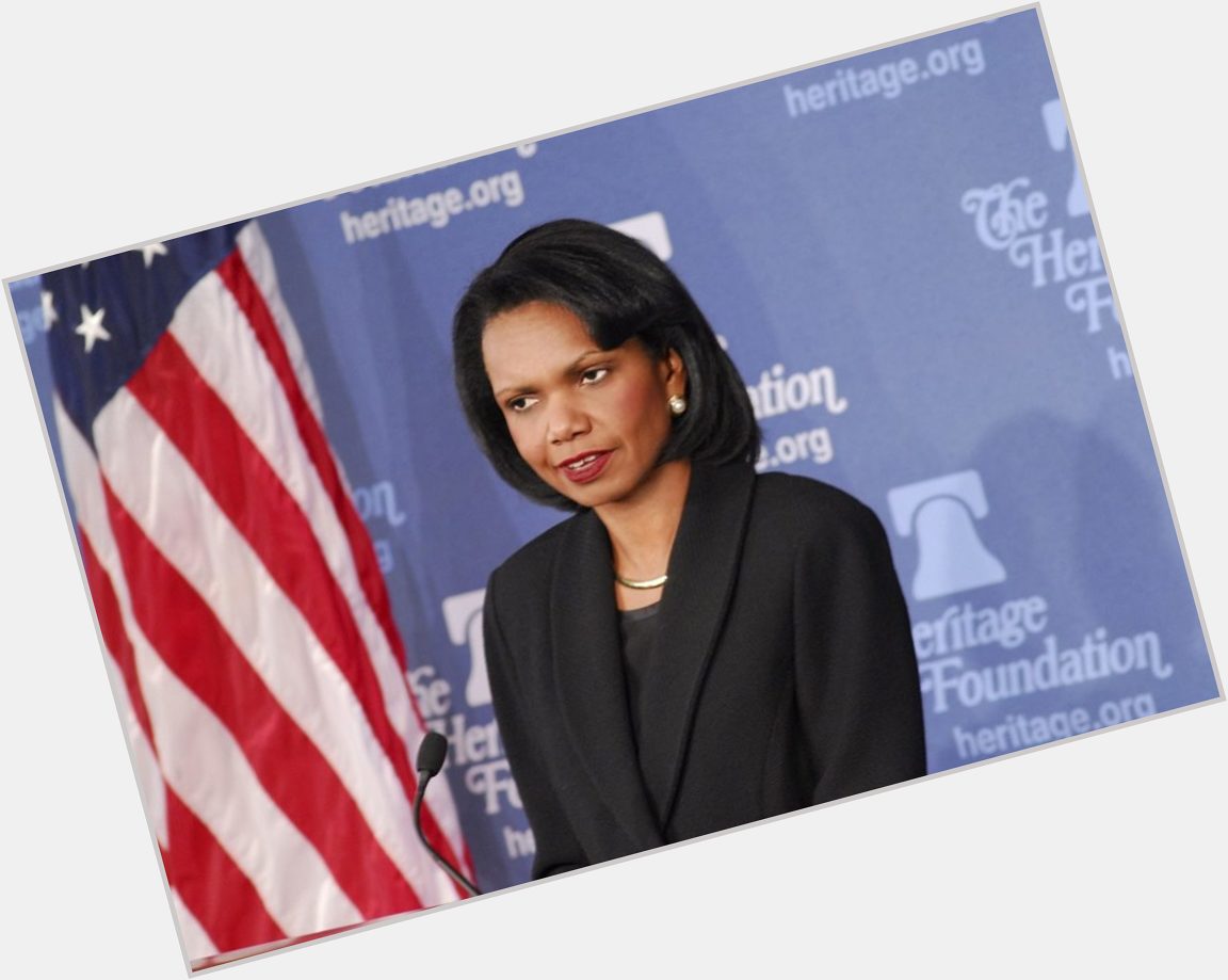 Condoleezza Rice, former US Secretary of State, Happy Nov 14 birthday! 