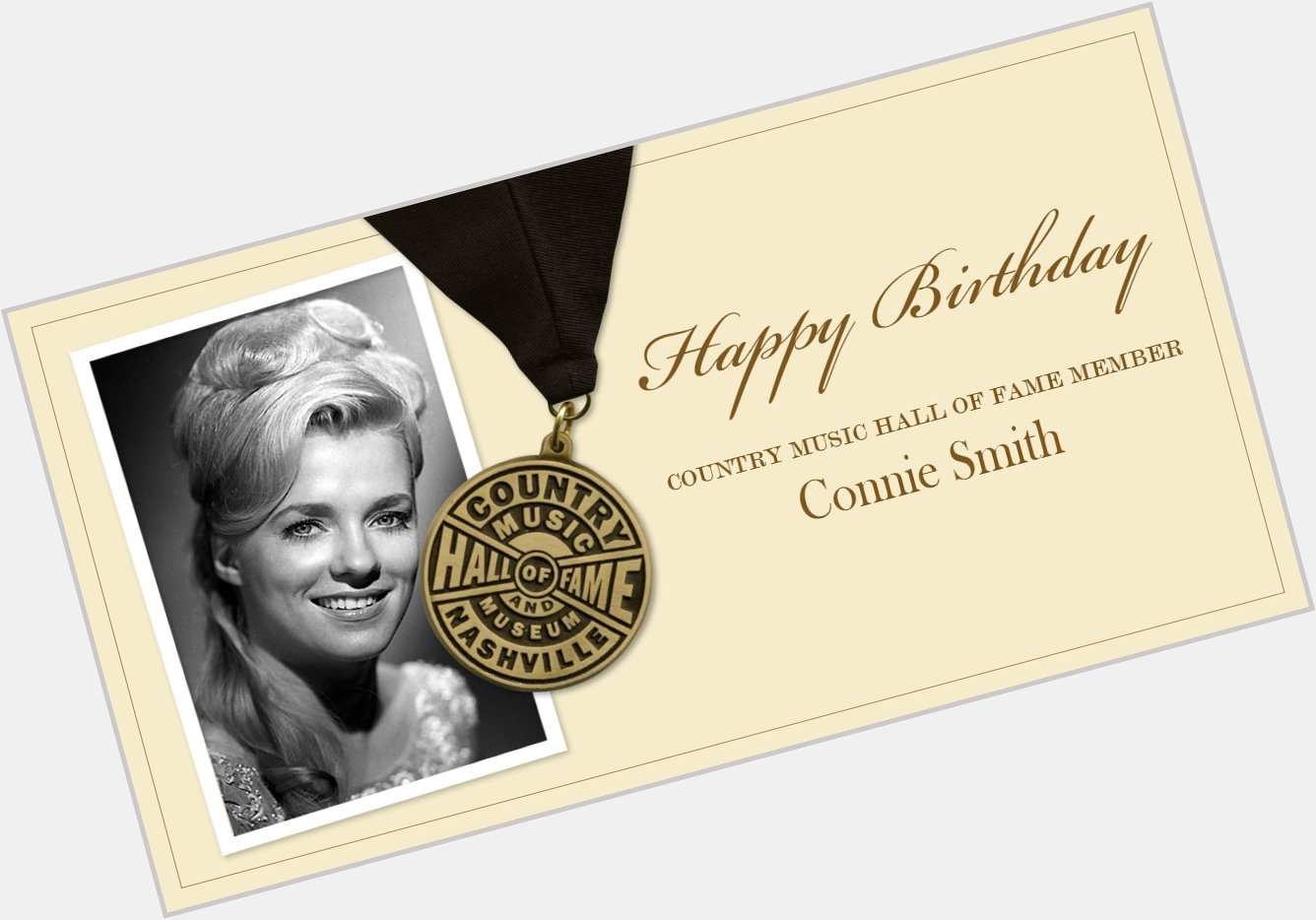 Help us wish a very happy birthday to Country Music Hall of Fame member Connie Smith! 