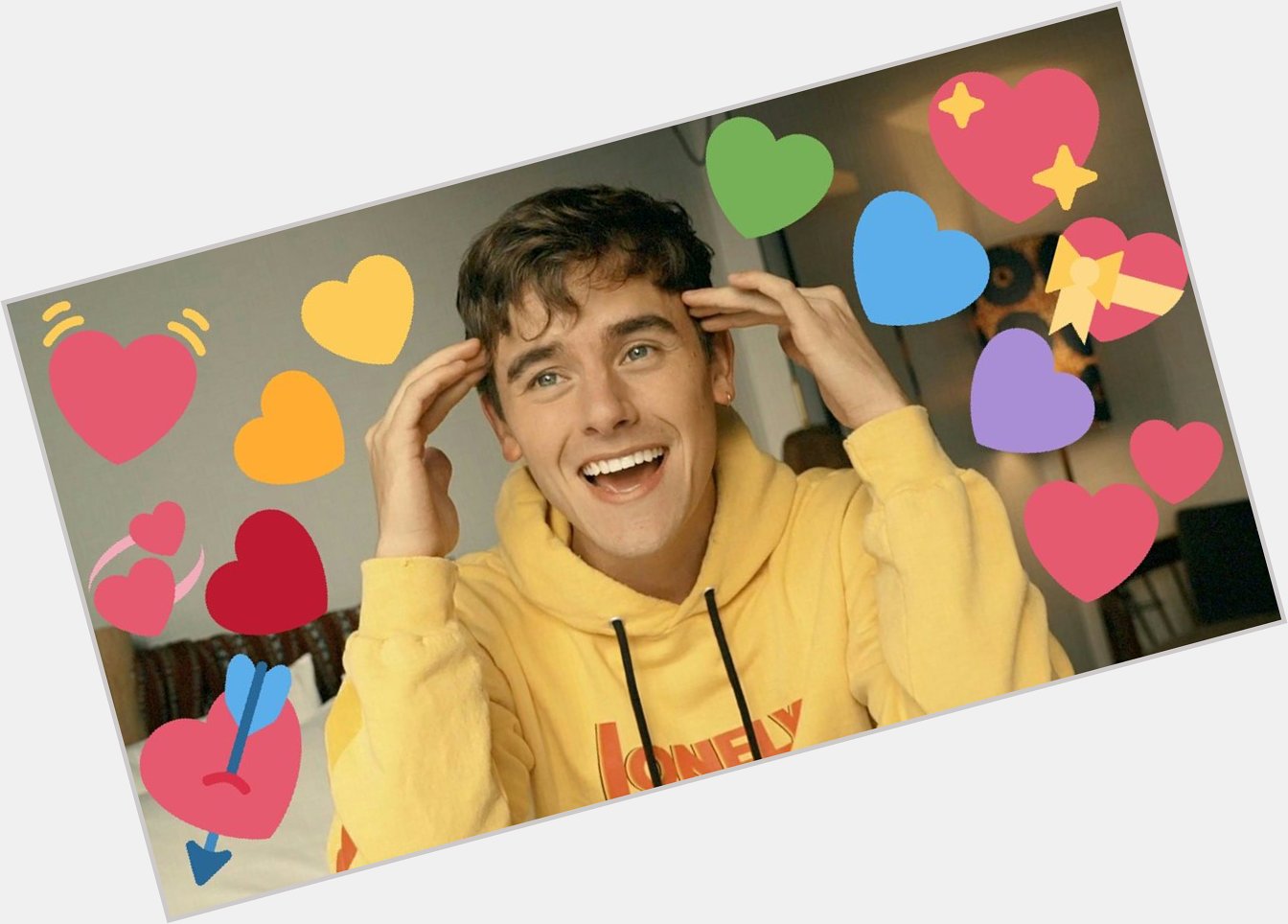 HAPPY BIRTHDAY ALSO TO CONNOR FRANTA BBY ILYSM AND ALWAYS BE THE AMAZING YOU U DESERVE THE WORLD ILY       
