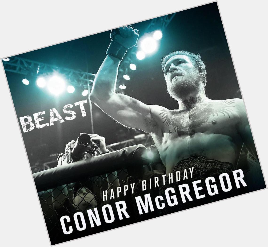  HAPPY BIRTHDAY Conor McGREGOR 