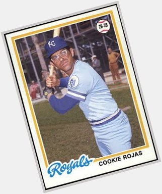 Happy 78th Birthday Cookie Rojas!!!   