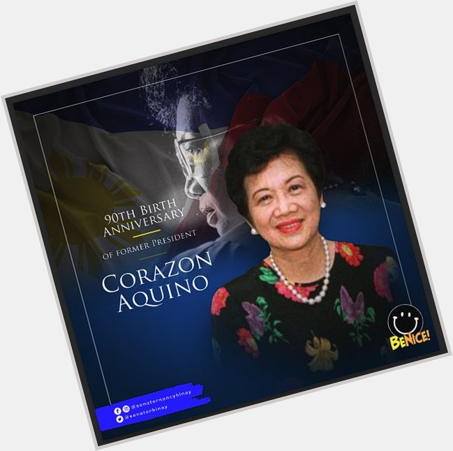 Happy birthday to our first female president, former President Corazon Aquino! 