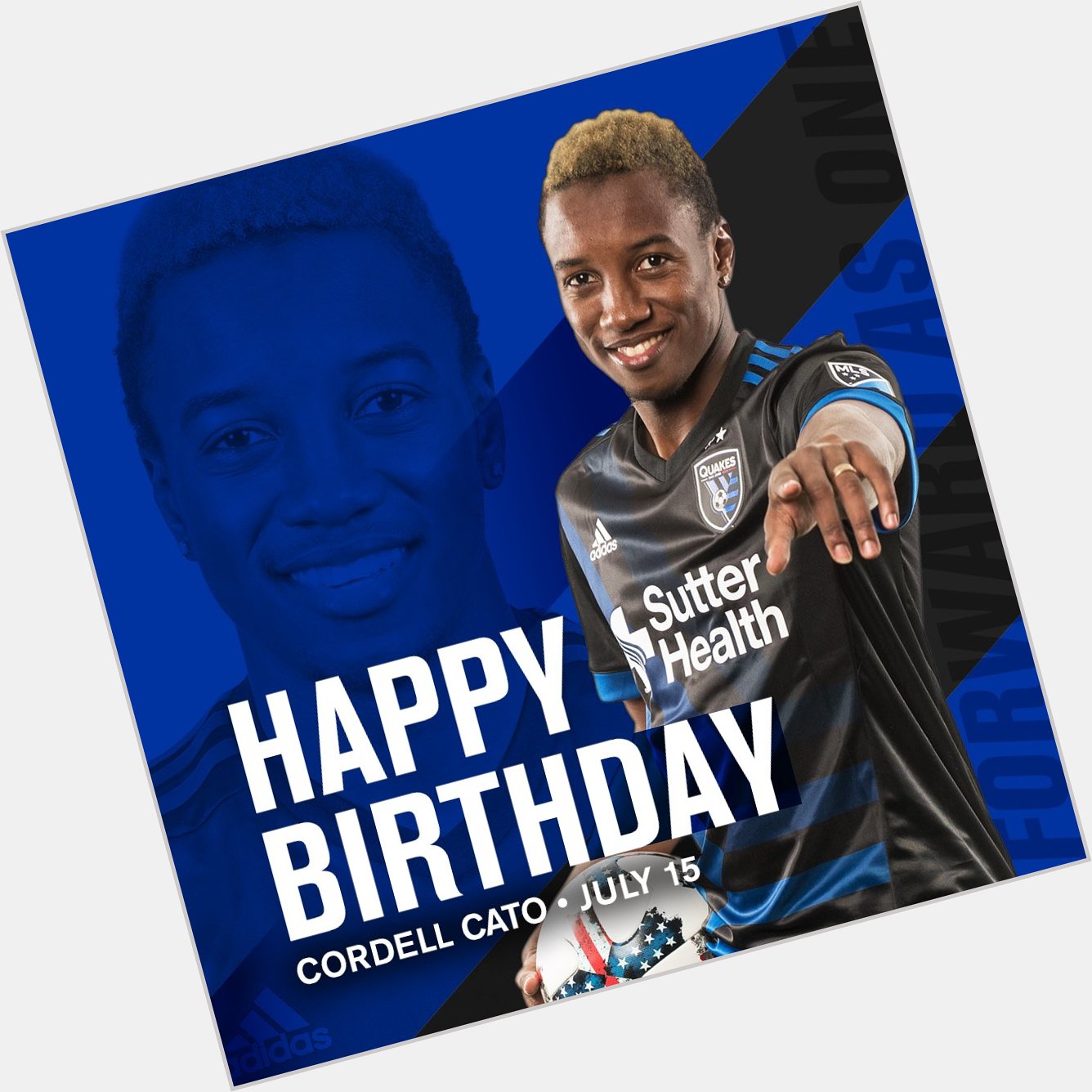 Join us in wishing Cordell Cato a very happy birthday!   